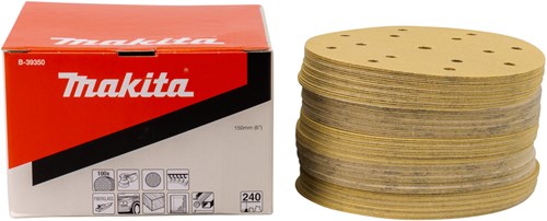 Load image into Gallery viewer, Makita accessoires schuurschijf yellow diameter 150mm korrel 240
