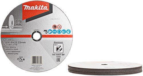 Load image into Gallery viewer, Makita accessoires makita doorslijpschijf 230x1,9mm alu - b-45369 (10 stuks)
