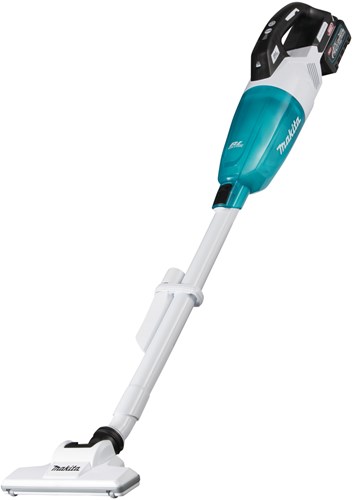 Load image into Gallery viewer, Makita cl001ga221 | steelstofzuiger | 40 v max | witte uitvoering met blauwe transparante capsule | 2,0 ah accu | 2 st | lader | in doos
