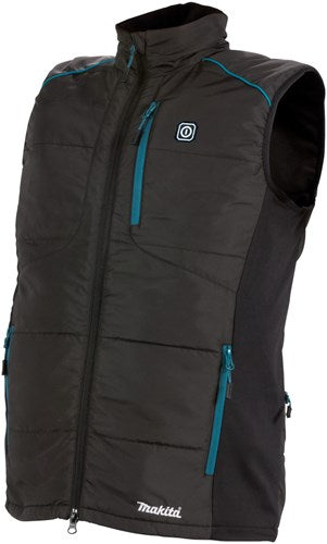 Makita cv102dz2xl verwarmd vest xxl | zonder accu's en lader | inclusief jasadapter | in doos cv102dz2xl