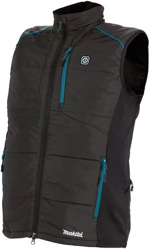 Makita cv102dz2xl verwarmd vest xxl | zonder accu's en lader | inclusief jasadapter | in doos cv102dz2xl