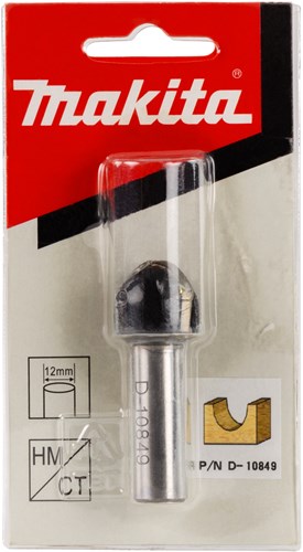 Makita accessoires holprofielfrees hm 20mm s12 - d-10849