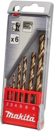 Load image into Gallery viewer, Makita accessoires metaalborenset 6-delig - d-57168 d-57168
