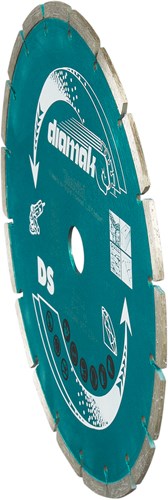 Makita accessoires makita diamak - diamantdoorslijpschijf - voor beton, marmer, leisteen, zachte baksteen, cementsteen - 230 mm
