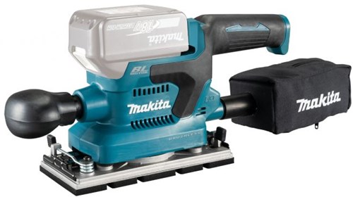 Load image into Gallery viewer, Makita accu-vlakschuurmachine dbo380z (blauw zwart, accu en oplader niet inbegrepen)
