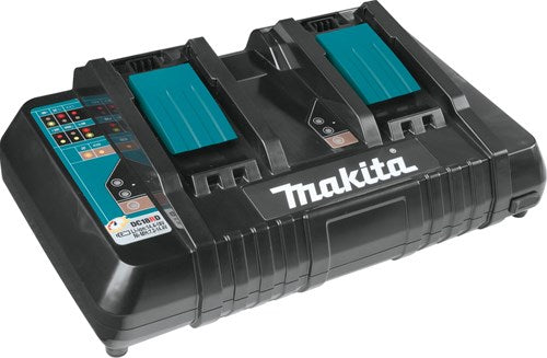 Load image into Gallery viewer, Makita dc18rd oplader voor gelijktijdig 2 accu's snel opladen - duolader - 196933-6
