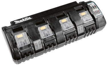 Makita dc18sf oplader met 4 poorten welke 2 accu's tegelijk oplaadt - 196426-3