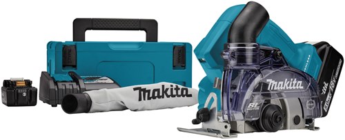 Load image into Gallery viewer, Makita dcc500rtj | diamantsnijder | droog | 125 mm | 18v | 5,0ah li-ion | set | in mbox
