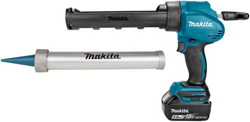 Makita dcg180rtex accu 18v lijm- en kitspuit met patroonhouder 300 ml en 600 ml