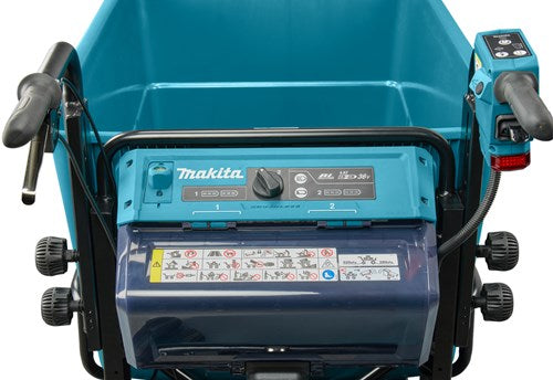 Load image into Gallery viewer, Makita dcu605z accu kruiwagen met laadbak | body | 2x 18v | zonder accu's laders
