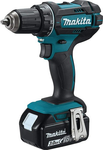 Makita ddf482rfj 18v boor- schroefmachine 3,0 ah accu (2 st), snellader, mbox