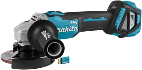 Load image into Gallery viewer, Makita dga512zju 18v haakse slijper 125 mm (aws) | zonder accu's en lader, in mbox met aws zender - dga512zju
