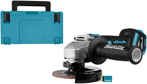 Load image into Gallery viewer, Makita dga512zju 18v haakse slijper 125 mm (aws) | zonder accu's en lader, in mbox met aws zender - dga512zju
