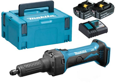 Makita dgd800rtj accu rechte slijper | 18v 5.0ah - dgd800rtj