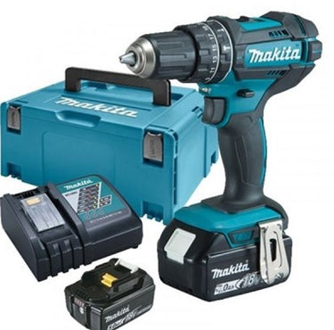 Makita dhp482rfj | lxt accu klopboor- schroefmachine 18v in mbox (2x 3.0ah accu + lader) - dhp482rfj