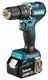 Makita dhp487rtj 18v klopboor- schroefmachine koolborstelloos 5,0 ah accu (2 st), snellader, mbox