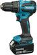 Makita dhp490rtj | accu klopboormachine | koolborstelloos | 18v | met 5.0ah accu's in m-box - dhp490rtj