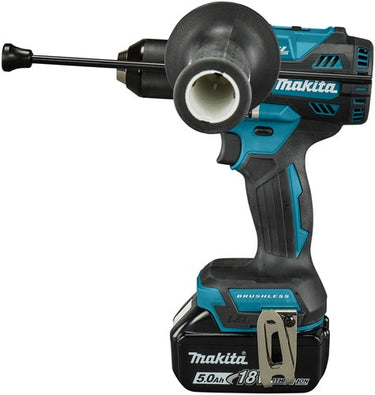 Makita dhp492rtj | lxt accu klopboor- schroefmachine 18v in mbox (2x 5.0ah accu + snellader) - dhp492rtj