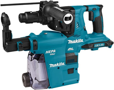 Makita dhr283zwju | lxt accu combihamer 2x18v sds-plus 28mm 2.9j + stofafzuiging in mbox | zonder accu's en lader - dhr283zwju