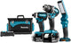 Makita dlx3090t 18v 5.0ah combiset accuboormachine ddf484 en slagschroevendraaier dtd153 + lamp dml801