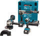 Makita dlx3155tj | lxt accu combiset 18v ddf486 + dtd153 + dga504 in mbox (2x 5.0ah accu + dc18rc snellader) - dlx3155tj