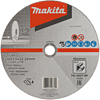 Load image into Gallery viewer, Makita accessoires makita doorslijpschijf 230x1,9mm alu - b-45369 (10 stuks)
