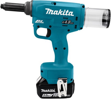 Makita drv150rtj | accu blindklinknageltang |18v | 5.0ah | li-ion | mbox
