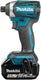 Makita dtd154rtj 18v accu slagschroevendraaier koolborstelloos 5,0ah 175nm