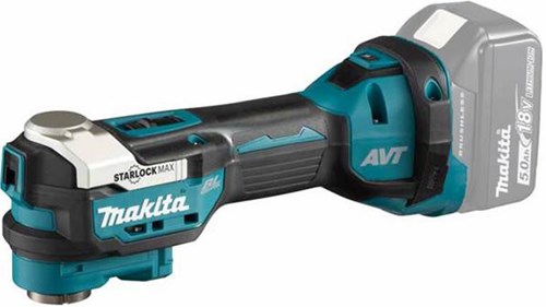 Makita dtm52zjx2 18 v multitool zonder accu`s en lader, met accessoire set in m-box | zonder accu's lader - dtm52zjx2
