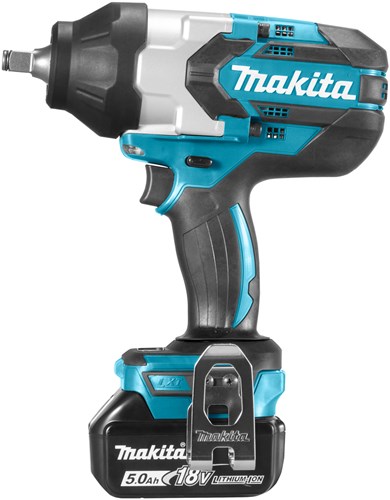 Load image into Gallery viewer, Makita dtw1002rtj 18v slagmoersleutel 1000 nm 5,0ah accu (2 st), snellader, mbox
