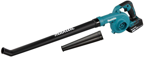 Makita dub186sfx1 | accu blazer | 18v | verlengde blaasmond + extra blaasmond | + 3.0ah accu en oplader - dub186sfx1