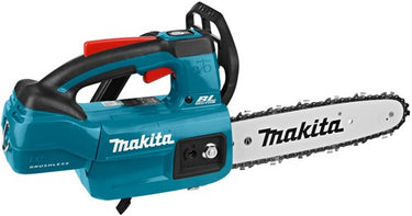 Makita duc254pte 18v tophandle kettingzaag 25 cm | 5,0 ah accu (2 stuks) + duo snellader