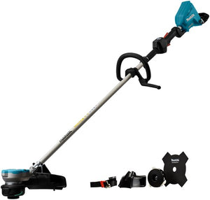Makita accu bosmaaier dur368lz grastrimmer (blauw zwart, accu niet inbegrepen)