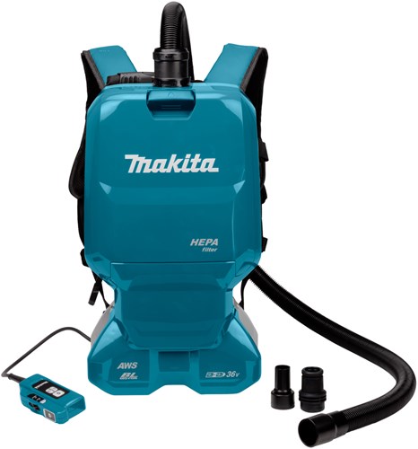 Makita dvc665zu | rug stofzuiger | 2x18v | zonder. accu's en lader - dvc665zu