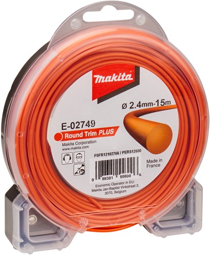Load image into Gallery viewer, Makita accessoires maaidraad 2,4x15m rond - e-02749 e-02749
