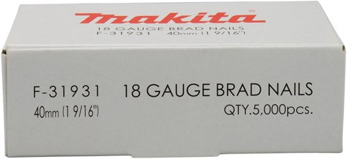 Load image into Gallery viewer, Makita accessoires brad 40mm 1,0x1,2mm - f-31931
