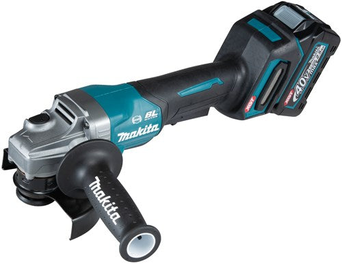 Load image into Gallery viewer, Makita ga013gm201 | 40v haakse slijper | 125mm | incl. 2x 4.0ah accu + lader in mbox - ga013gm201
