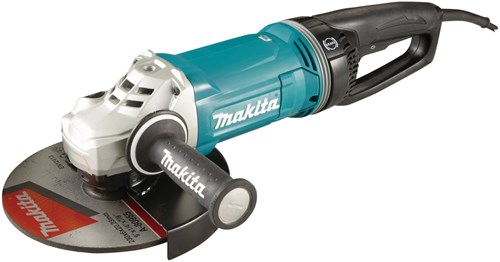 Load image into Gallery viewer, Makita ga9071x1 | haakse slijper | 230v | 230mm | 2800 watt met vastzetschakelaar | met d-handgreep - ga9071x1
