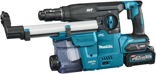 Makita hr009gm202 accu combihamer | 40 v max | sds-plus | 2 x 4.0 ah accu + snellader | in kunststof koffer - hr009gm202