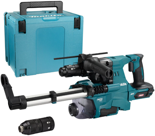 Load image into Gallery viewer, Makita hr012gz03 xgt 40 v max combihamer zonder accu's en lader , met stofafzuiging in mbox - hr012gz03
