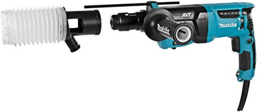 Makita hr2631ftj combihamer verwisselbare boorkop met stofafzuigset | sds-plus - hr2631ftj