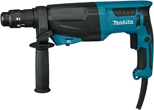 Load image into Gallery viewer, Makita hr2670ft combihamer | sds-plus | met verwisselbare boorkop | 800w 3.0j - hr2670ft
