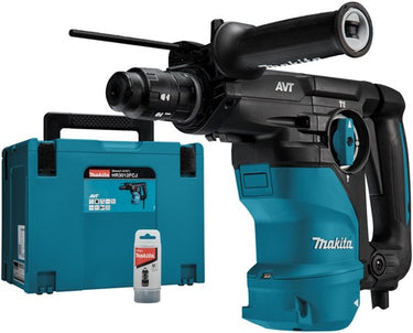 Makita hr3012fcj | combihamer | 230v | sds-plus | 3,9j | wisselbare boorkop | in mbox - hr3012fcj