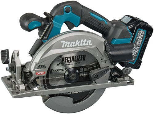 Makita hs012gd201 | 40 v max | accu cirkelzaag | 165 mm | 2 x 2.5 ah accu + snellader | in mbox hs012gd201