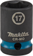 Makita krachtdop impact black, 1 2 17mm - e-16134