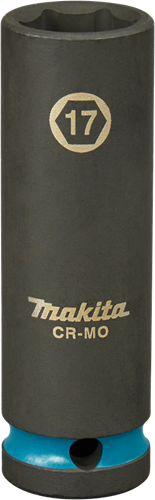 Load image into Gallery viewer, Makita krachtdop impact black, 1 2 17mm lang - e-16477
