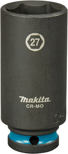 Load image into Gallery viewer, Makita krachtdop impact black, 1 2 27mm lang - e-16536
