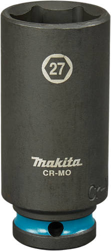 Load image into Gallery viewer, Makita krachtdop impact black, 1 2 27mm lang - e-16536
