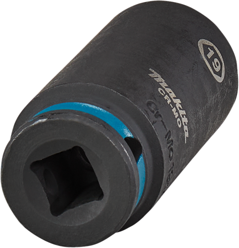 Load image into Gallery viewer, Makita krachtdop impact black, 3 8 19mm lang - e-16368
