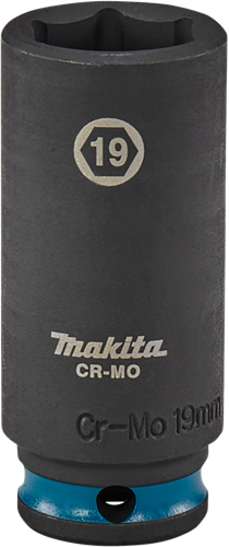 Afbeelding laden in galerijviewer, Makita krachtdop impact black, 3 8 19mm lang - e-16368
